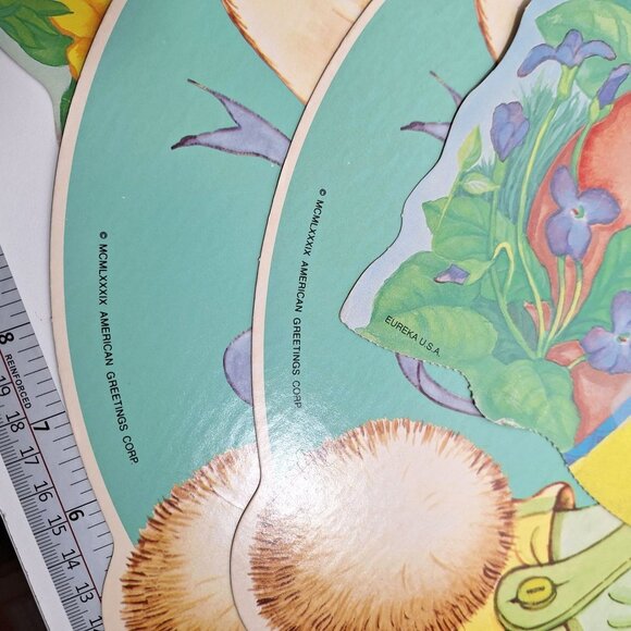 Easter Vintage 20" Die Cut Cardboard Wall Decorations Eureka American Greetings - Picture 8 of 12